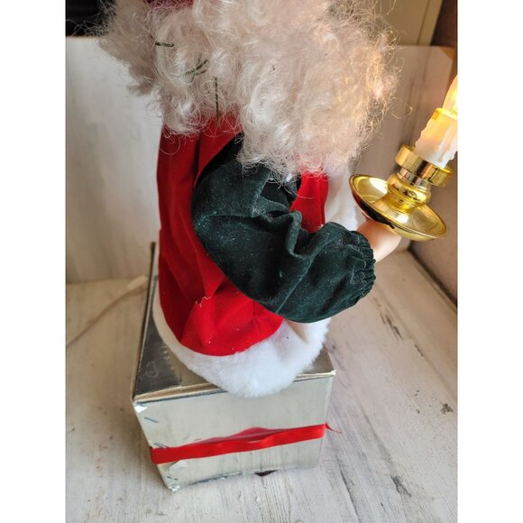 Vintage Telco‎ elf motionette candle gift box Xmas animated - Picture 9 of 14